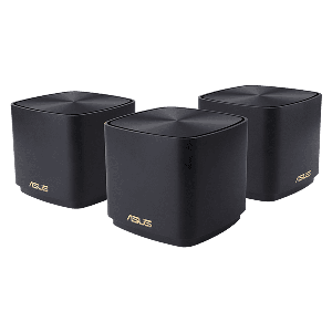 ASUS XD4 (B-3-PK) ZenWiFi AX Mini Whole Home Dual Band Mesh WiFi 6 System (XD4) - 3 Pack Charcoal